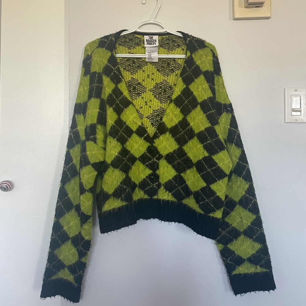 Ragged Priest Argyll Cardigan